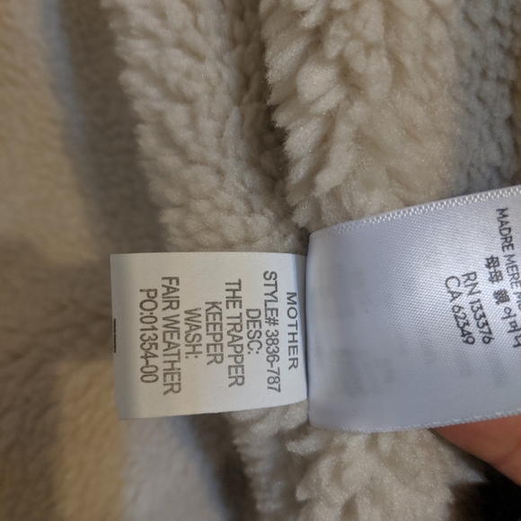 Mother Trapper Keeper Vegan Sherpa Jacket - Picture 8 of 8